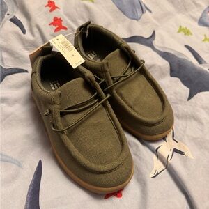 GAP Kids Olive Canvas Sneakers